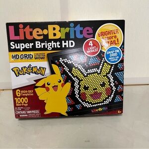 Lite-Brite Pokemon Black and Yellow Super Bright HD